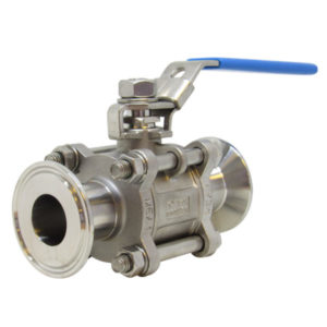 Stainless Steel Hygienic Ball Valve - Tri Clamp Ends