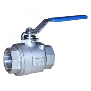 2 PIECE BALL VALVE ST.ST 1'' BSP 1000WOG RATED