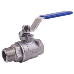 Stainless Steel Ball Valve – Two Piece – Male x Female – Lever Operated