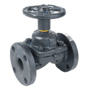 Diaphragm Valve Weir Type - Unlined - Flanged PN16