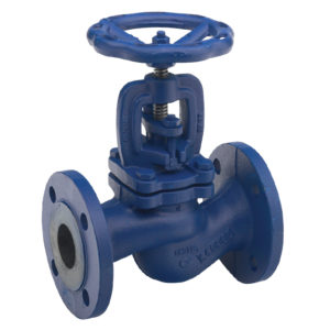 Manual Cast Iron Globe Valve - Bellow Seal Type - Flanged PN16 - Handwheel