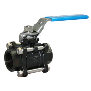Carbon Steel Ball Valve – Screwed BSPP – 3 Piece Body