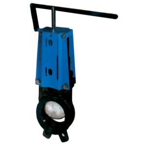 Cast Iron Knife Gate Valve - Unidirectional - Lever Operated -  Wafer PN10