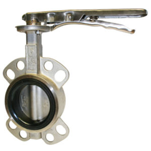 Stainless Steel Wafer Butterfly Valve – Stainless Steel Disc – FKM (Viton) Liner