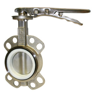 Stainless Steel Wafer Butterfly Valve – Stainless Steel Disc – PTFE Liner