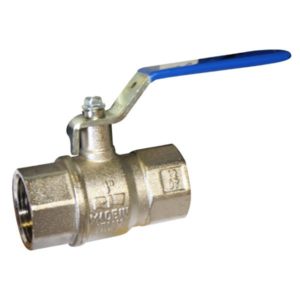 Brass Ball Valve - BSI Gas Approved - HTB - Blue Handle - 1/4" to 4"
