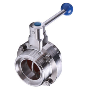 Stainless Steel Hygienic Butterfly Valve – Male RTJ