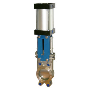 Stainless Steel Knife Gate Valve - Unidirectional – Double Acting Actuator - Flanged PN10
