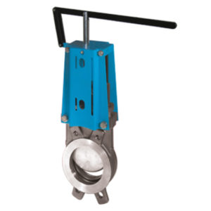 Stainless Steel Knife Gate Valve - Unidirectional - Lever Operated - Wafer PN10