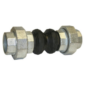 Bellows Galvanized Iron Union Ends - BSPP - EPDM