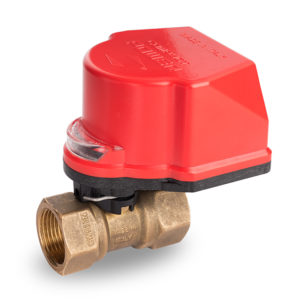 Electric Brass Mini Ball Valve - BSPP - WRAS